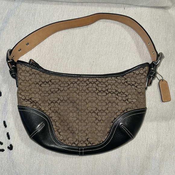 Coach Brown small signature hobo bag and wristlet 💕 vintage - Picture 4 of 16